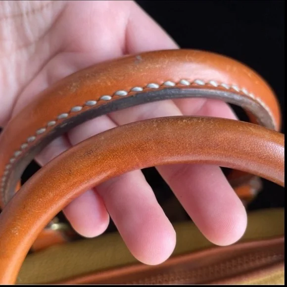 Dooney and Bourke Palomino Leather Norfolk Travel Luggage Bag Carry On - Picture 9 of 16